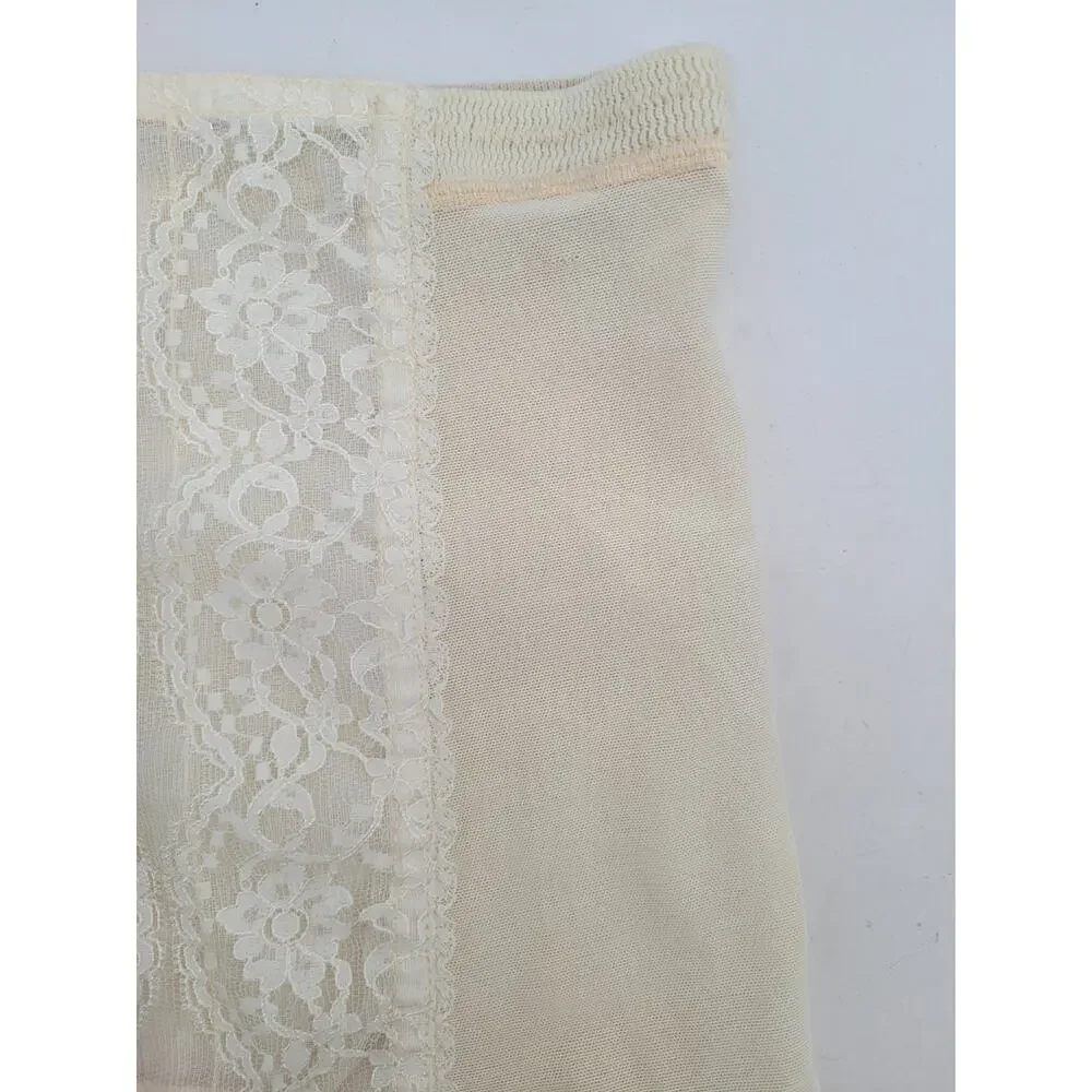 Hollywood Vassarette Ivory Lace Girdle Pin Up Vintage Lingerie‎ Glamour